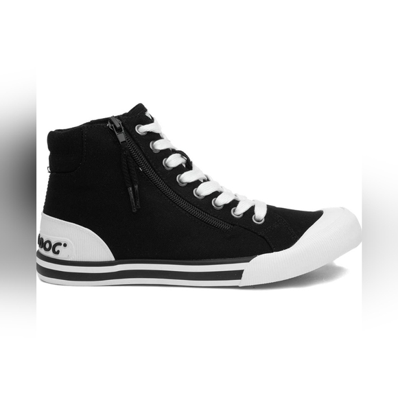 Rocket Dog Hi Top Zipper Side Sneakers NWB Size 7 - Picture 10 of 12